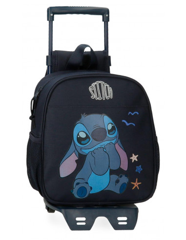 MOCHILA ADAP. C/CARRO 25 CM. STITCH EXCITED